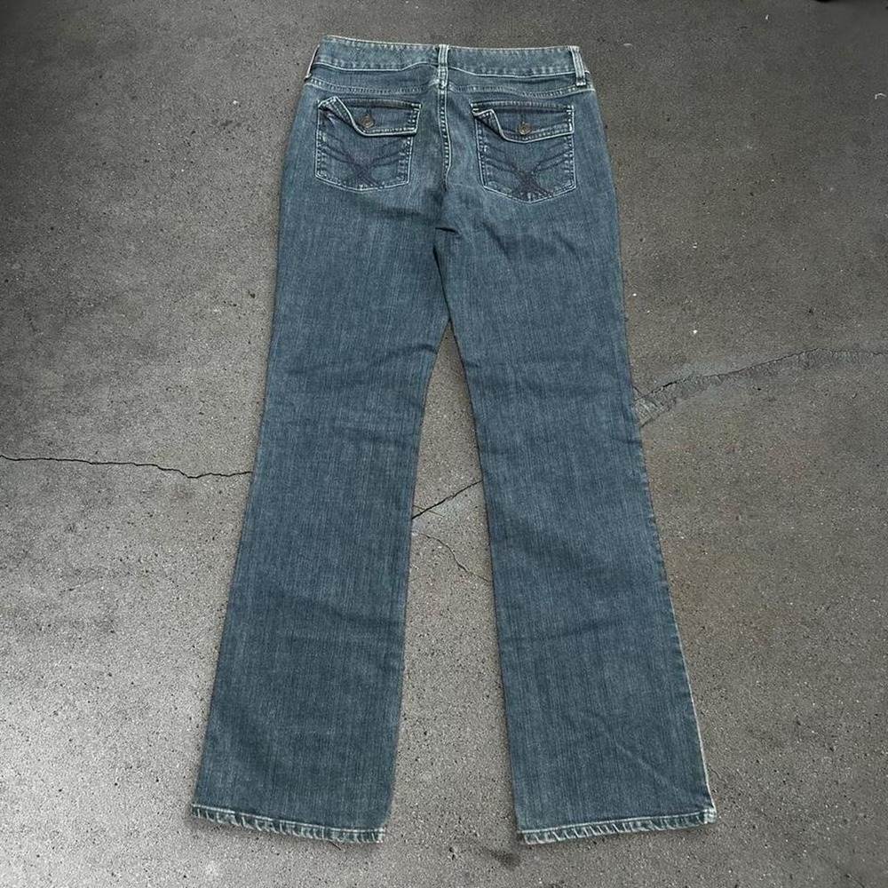 Women's Y2K GAP curvy low rise bootcut flare denim jeans 10L 30x32